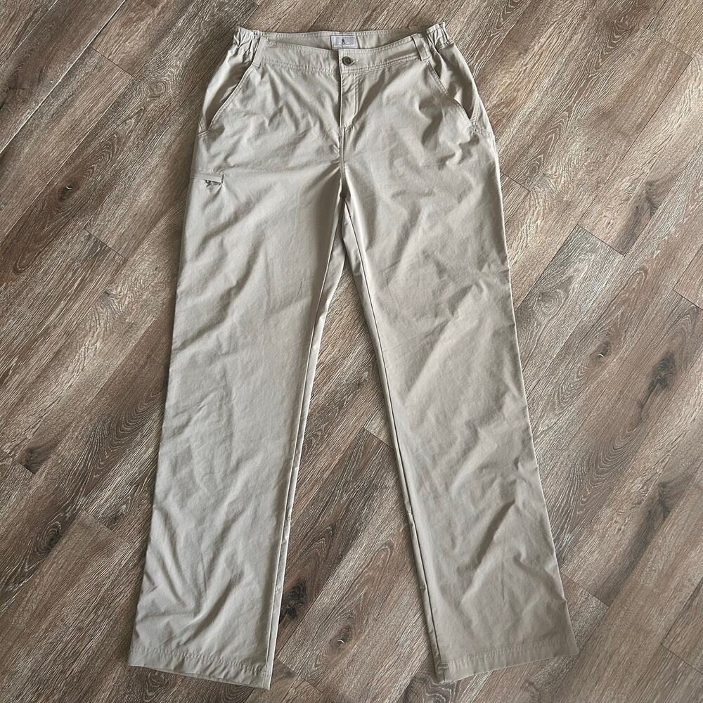 Royal Robbins Women’s Khaki Hiking Pants, Size 10 – Lightweight , Outdoor Ready.